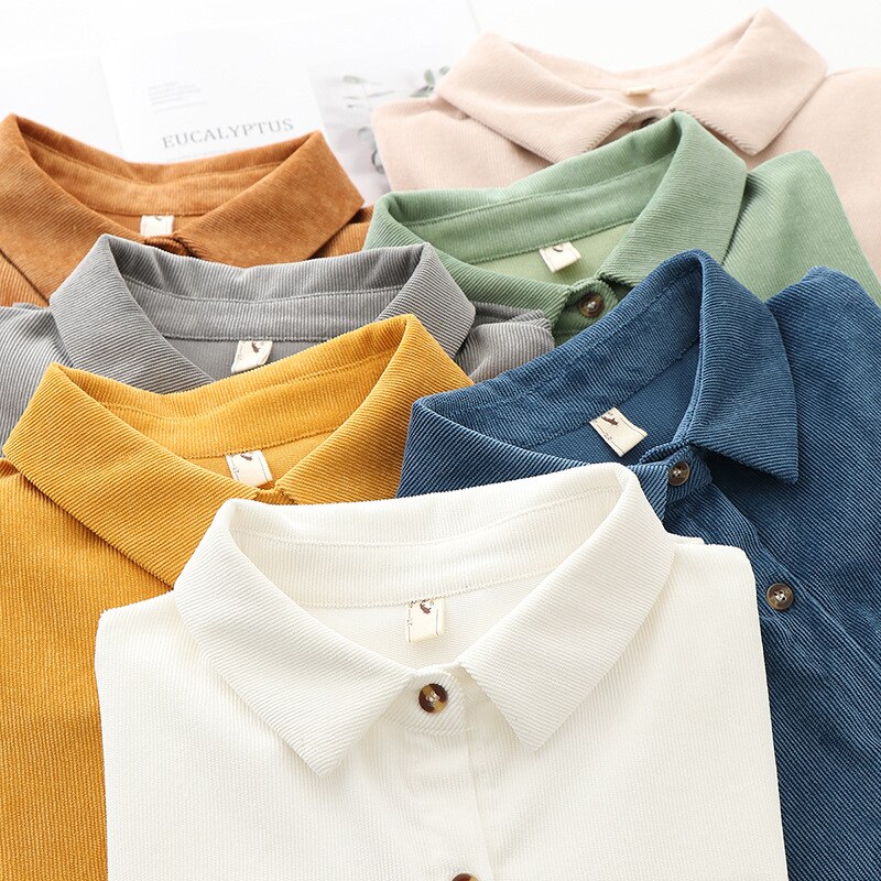Corduroy Shirts Womens (Minimum order 300 pieces each color & design)
