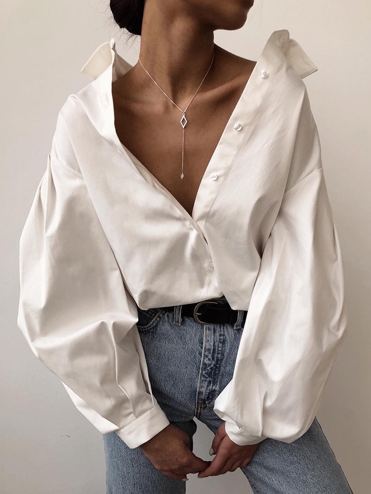Lantern Sleeve Elegant Shirt (Minimum order 300 pieces each color & design) Lantern Sleeve Elegant Shirt (Minimum order 300 pieces each color & design)