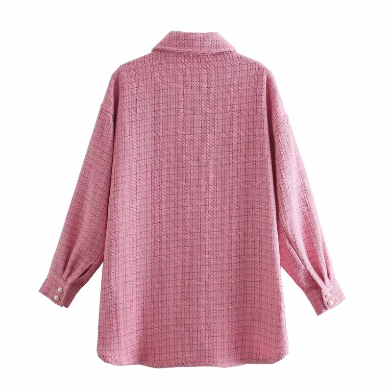 Tweed Women Pearl Button Shirts (Minimum order 300 pieces each color & design) Tweed Women Pearl Button Shirts (Minimum order 300 pieces each color & design)