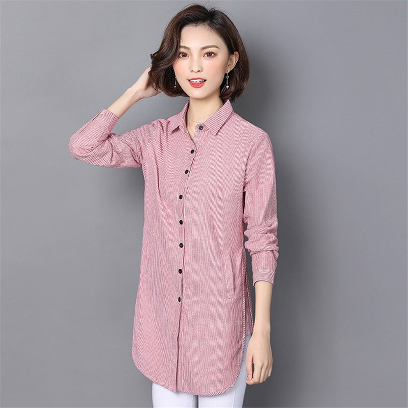 Womens Tops Striped Blouses Shirt (Minimum order 400 pieces each color & design) Womens Tops Striped Blouses Shirt (Minimum order 400 pieces each color & design)