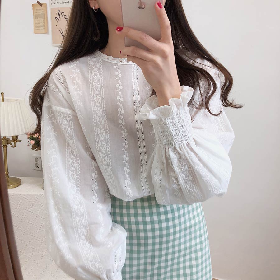 Embroidery Lace Shirt for Women (Minimum order 300 pieces each color & design) Embroidery Lace Shirt for Women (Minimum order 300 pieces each color & design)