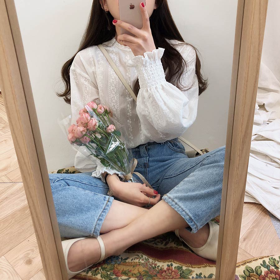 Embroidery Lace Shirt for Women (Minimum order 300 pieces each color & design) Embroidery Lace Shirt for Women (Minimum order 300 pieces each color & design)