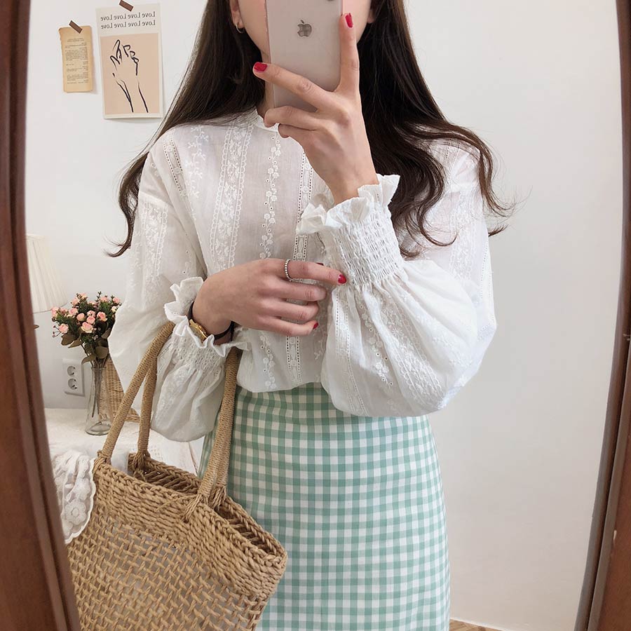 Embroidery Lace Shirt for Women (Minimum order 300 pieces each color & design) Embroidery Lace Shirt for Women (Minimum order 300 pieces each color & design)