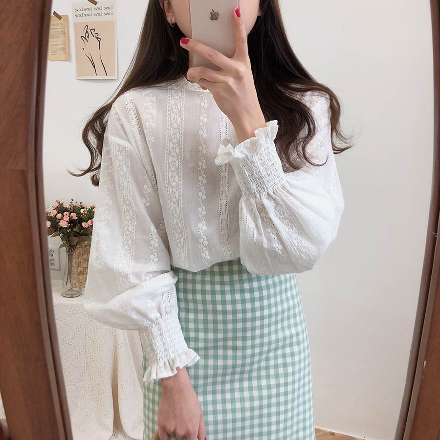 Embroidery Lace Shirt for Women (Minimum order 300 pieces each color & design) Embroidery Lace Shirt for Women (Minimum order 300 pieces each color & design)