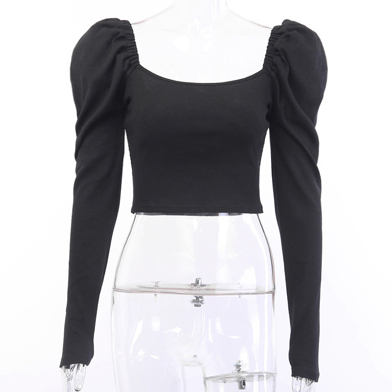 Women Autumn Shirts Solid Color (Minimum order 300 pieces each color & design)