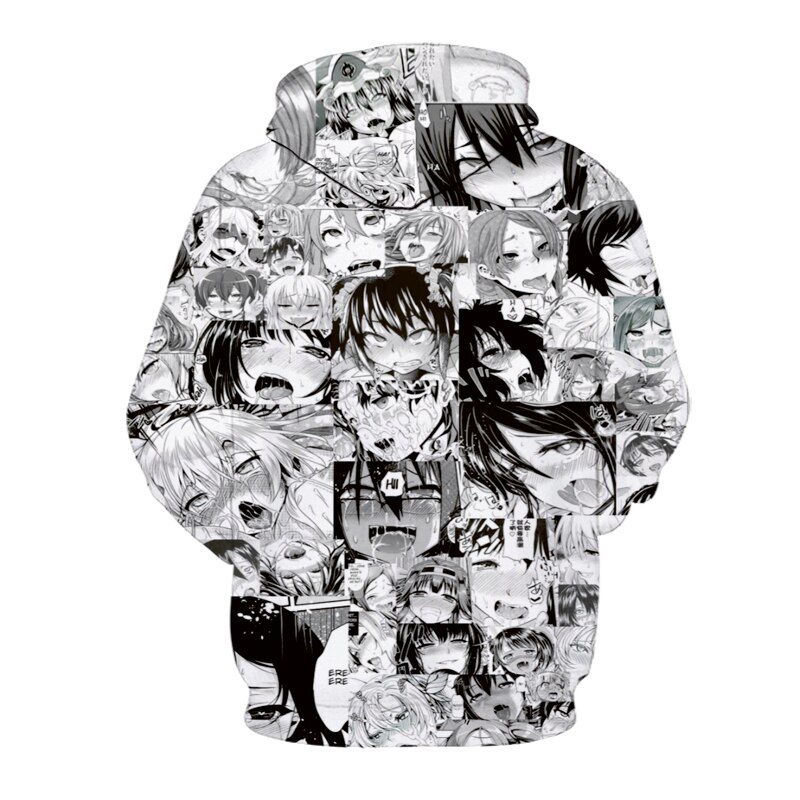 New Hoodies Ahegao 3D Print (Minimum order 500 pieces each color)