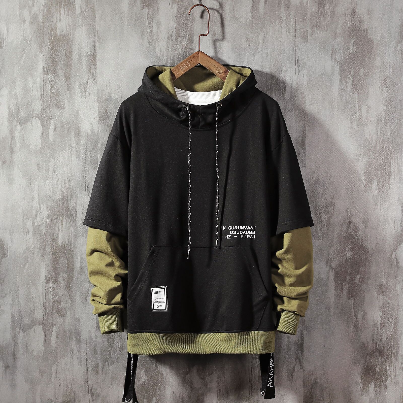 Hoodie Sweatshirt Mens Hip Hop Streetwear (Minimum order 200 pieces ...