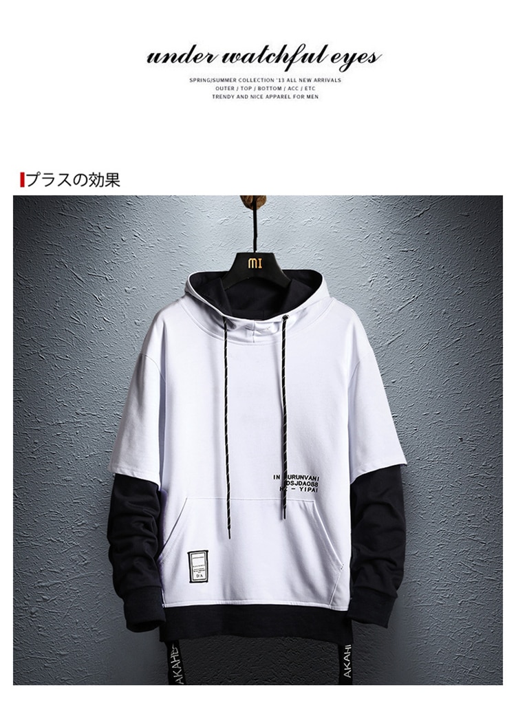 Hoodie Sweatshirt Mens Hip Hop Streetwear (Minimum order 200 pieces each color)