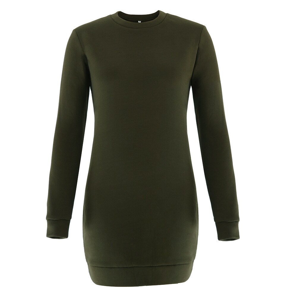 Oufisun Autumn Winter Vintage Women's Dress 2020 Package Hip Long Sleeve Hooded Dresses Fashion Pocket Sexy Short Dress Vestidos