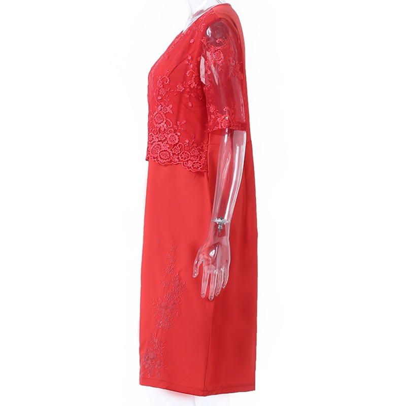 Rimiut 5XL 6XL Women Summer Autumn Big Size Dress Elegant Lace Dress Female Large Size Evening Party Dresses vestido Plus size Rimiut 5XL 6XL Women Summer Autumn Big Size Dress Elegant Lace Dress Female Large Size Evening Party Dresses vestido Plus size