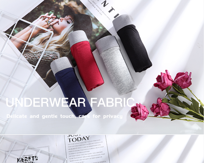 Men's Panties Underpants Man Boxer Mens Underwear Cotton Man Big Short Breathable Solid Flexible Shorts Boxers Homme