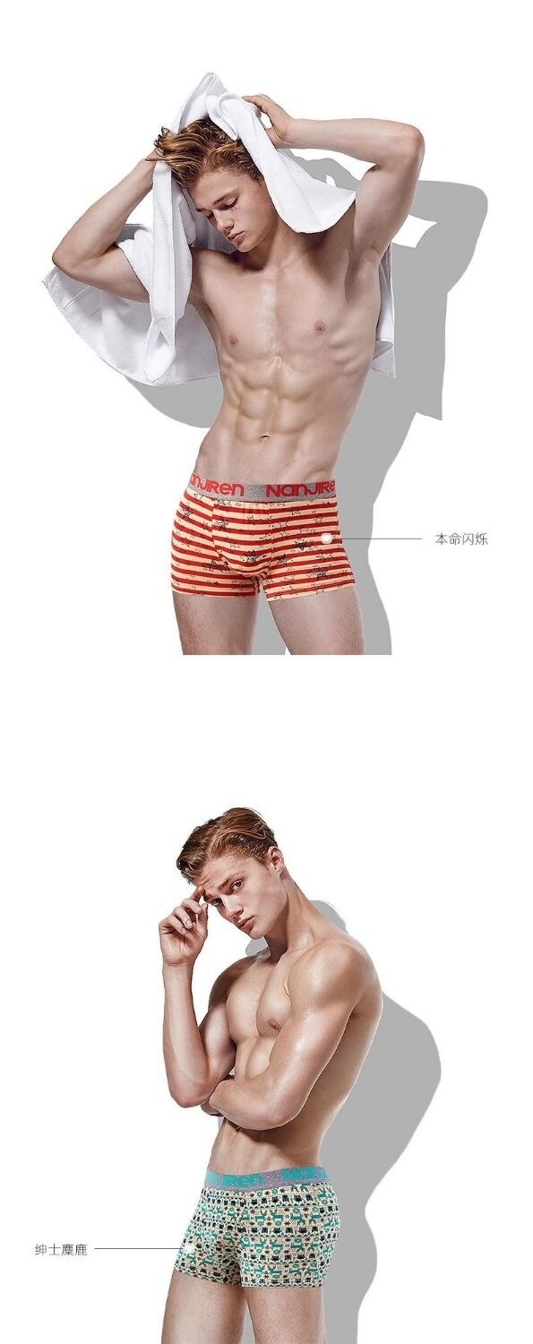 5pcs/Lot Men Underwear Boxer Shorts Panties Solid Shorts Brand Underpants Men 100% Cotton Breathable Mid Waist Shorts Men L-3XL