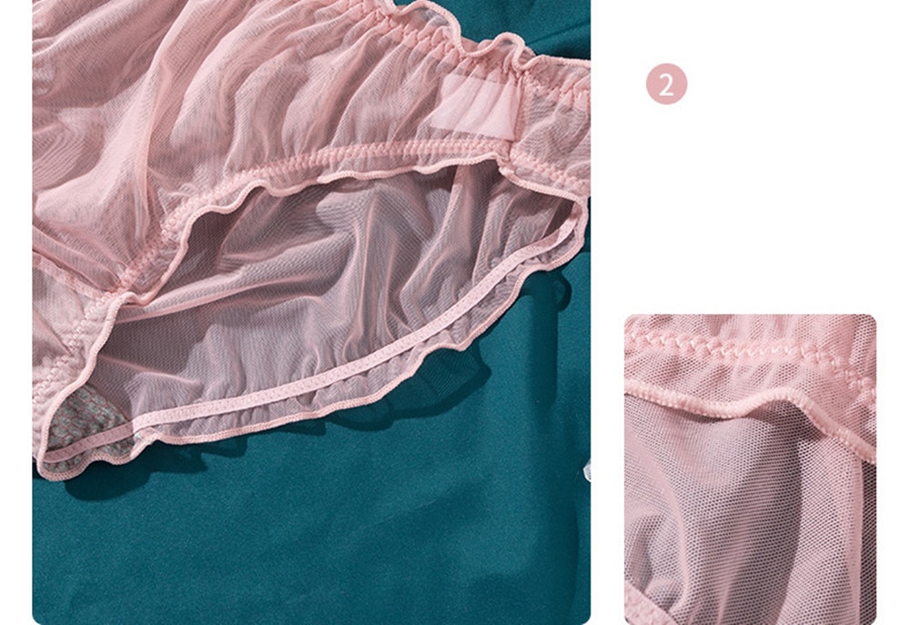 3Pcs Women Sexy Panties Lace Underpants Low-waist Panties Mesh See Through Perspective Briefs Female Fashion Underwear Lingerie 3Pcs Women Sexy Panties Lace Underpants Low-waist Panties Mesh See Through Perspective Briefs Female Fashion Underwear Lingerie