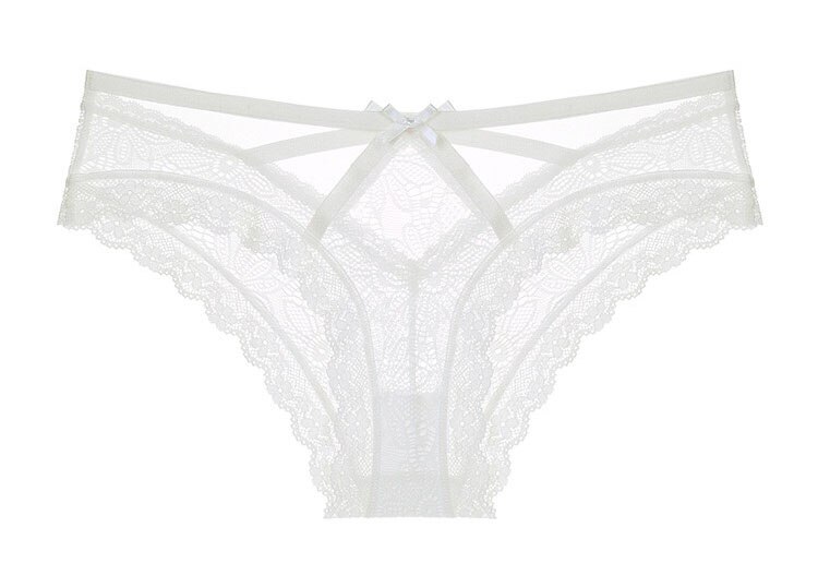 CINOON Sexy Transparent Panties Women Lace Low-waist Briefs Hollow Out Underwear Ladies Underpants Intimates G String Lingerie