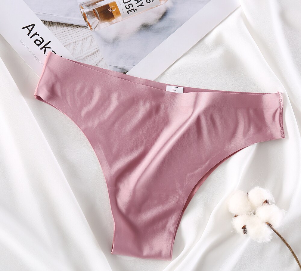 3PCS/Set Women Seamless Panties Sexy Underwear Invisible Lingerie Breathable Briefs Ice Silk Ultra-thin Intimate Underpants M-XL 3PCS/Set Women Seamless Panties Sexy Underwear Invisible Lingerie Breathable Briefs Ice Silk Ultra-thin Intimate Underpants M-XL