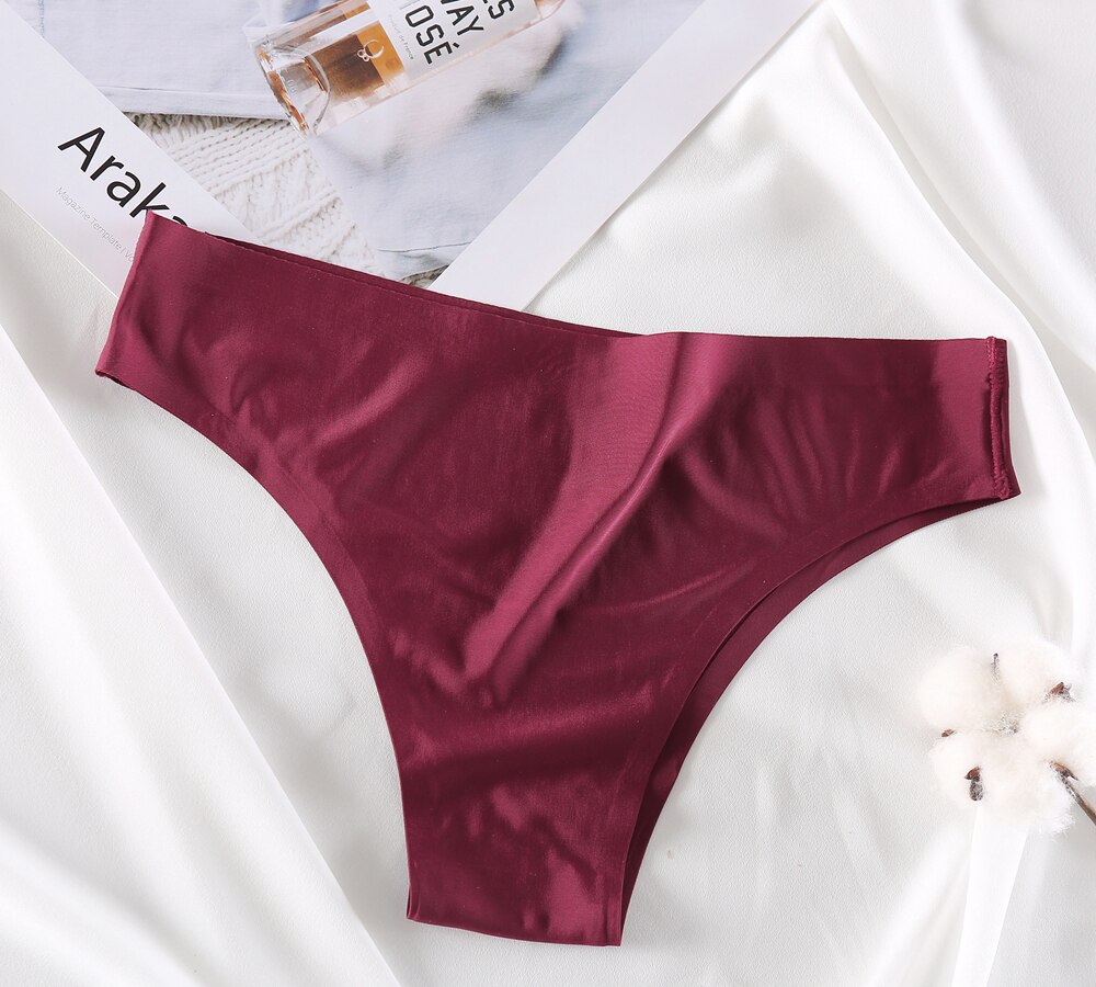 3PCS/Set Women Seamless Panties Sexy Underwear Invisible Lingerie Breathable Briefs Ice Silk Ultra-thin Intimate Underpants M-XL 3PCS/Set Women Seamless Panties Sexy Underwear Invisible Lingerie Breathable Briefs Ice Silk Ultra-thin Intimate Underpants M-XL