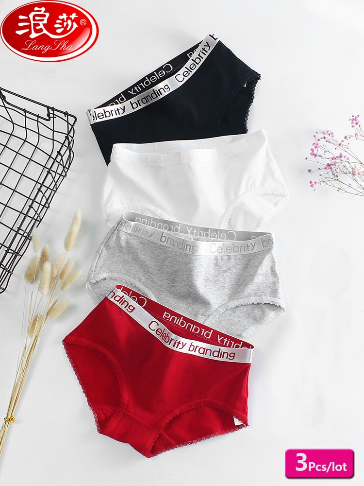 LANGSHA Size M-4XL High Waist Panties Women Cotton Underwear Breathable  Ladies Briefs Soft Female Lingerie – the best products in the Joom Geek  online store