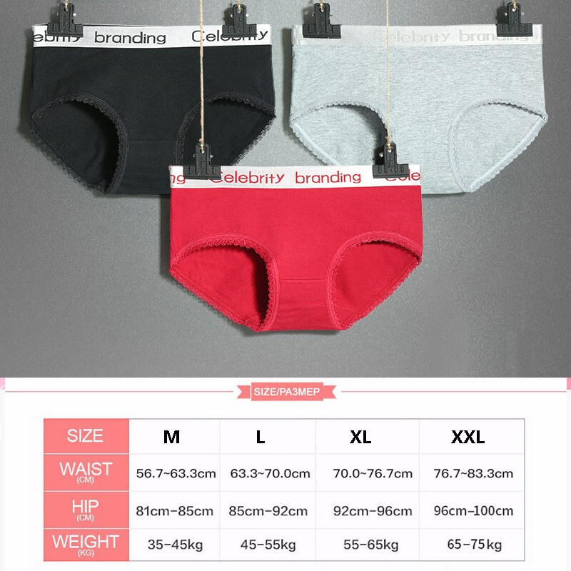 LANGSHA 3Pcs/set Panties Women Soft Cotton Breathable Sexy Briefs Cute Letter Girls Lingerie Seamless Comfort Female Underwear LANGSHA 3Pcs/set Panties Women Soft Cotton Breathable Sexy Briefs Cute Letter Girls Lingerie Seamless Comfort Female Underwear