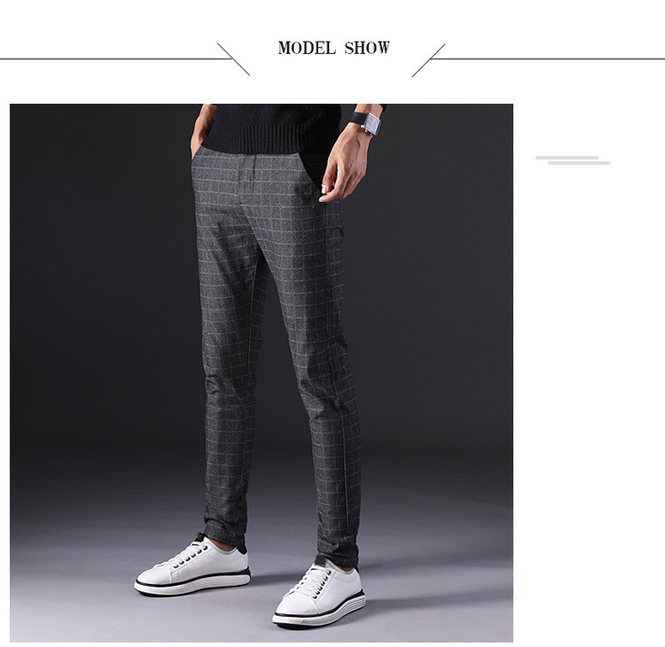 MRMT 2020 Brand Spring and Summer Men's Trousers Casual Thin Straight Pants for Male Stretch Small Feet Trouser