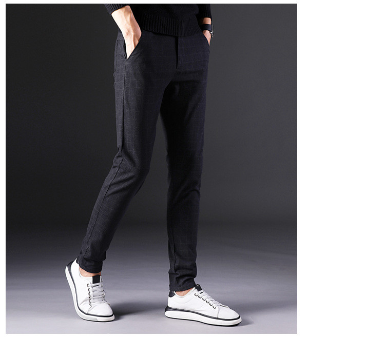MRMT 2020 Brand Spring and Summer Men's Trousers Casual Thin Straight Pants for Male Stretch Small Feet Trouser
