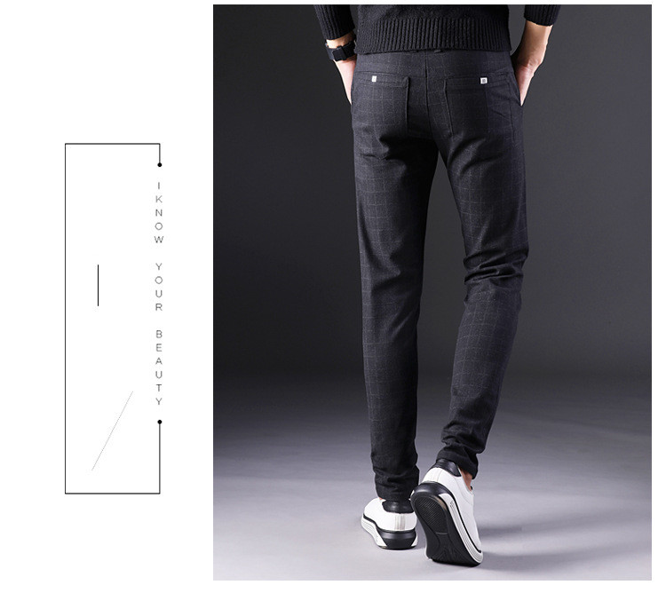 MRMT 2020 Brand Spring and Summer Men's Trousers Casual Thin Straight Pants for Male Stretch Small Feet Trouser