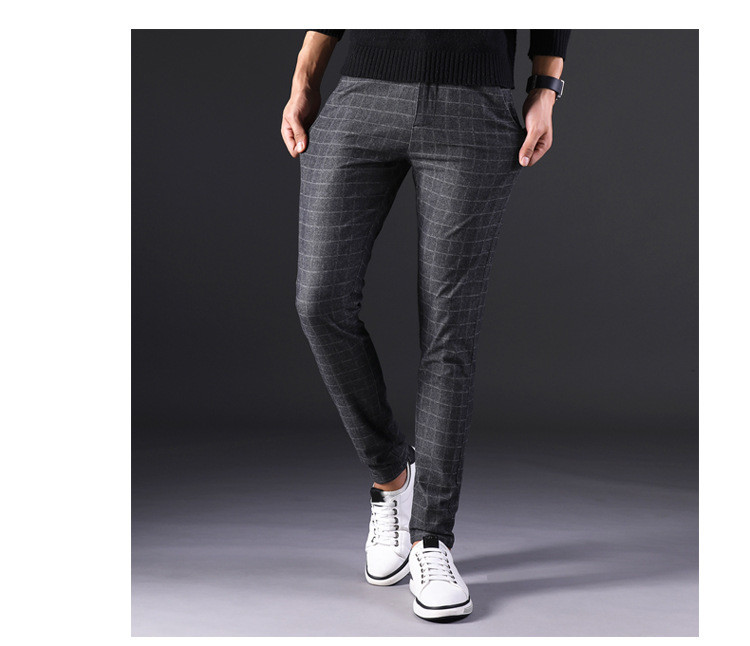 MRMT 2020 Brand Spring and Summer Men's Trousers Casual Thin Straight Pants for Male Stretch Small Feet Trouser