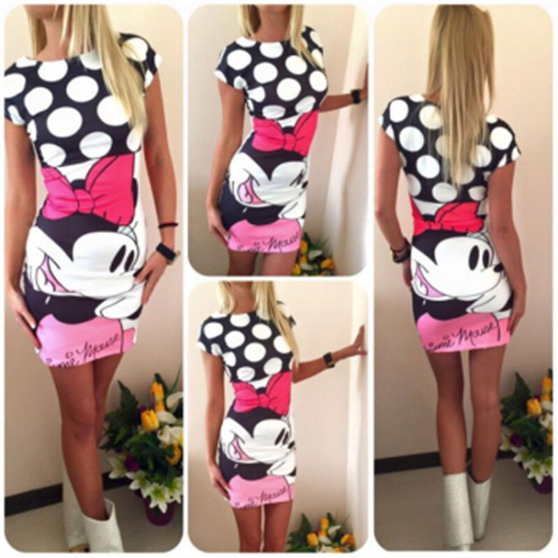 Women's 2019 Hot Sale Elegant sexy bag hip printed camouflage dress Summer 3D Mickey Sleeveless Chic Evening Gown W83 Women's 2019 Hot Sale Elegant sexy bag hip printed camouflage dress Summer 3D Mickey Sleeveless Chic Evening Gown W83