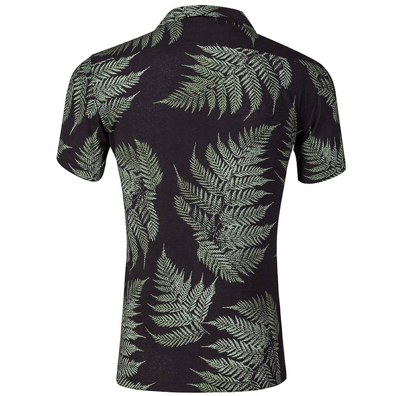 INCERUN Men Short Sleeve Lapel Printed Shirt Tropical Leaf Pattern Floral Shirt Casual Summer Hawaiian Holiday Camisa Tops S-5XL INCERUN Men Short Sleeve Lapel Printed Shirt Tropical Leaf Pattern Floral Shirt Casual Summer Hawaiian Holiday Camisa Tops S-5XL