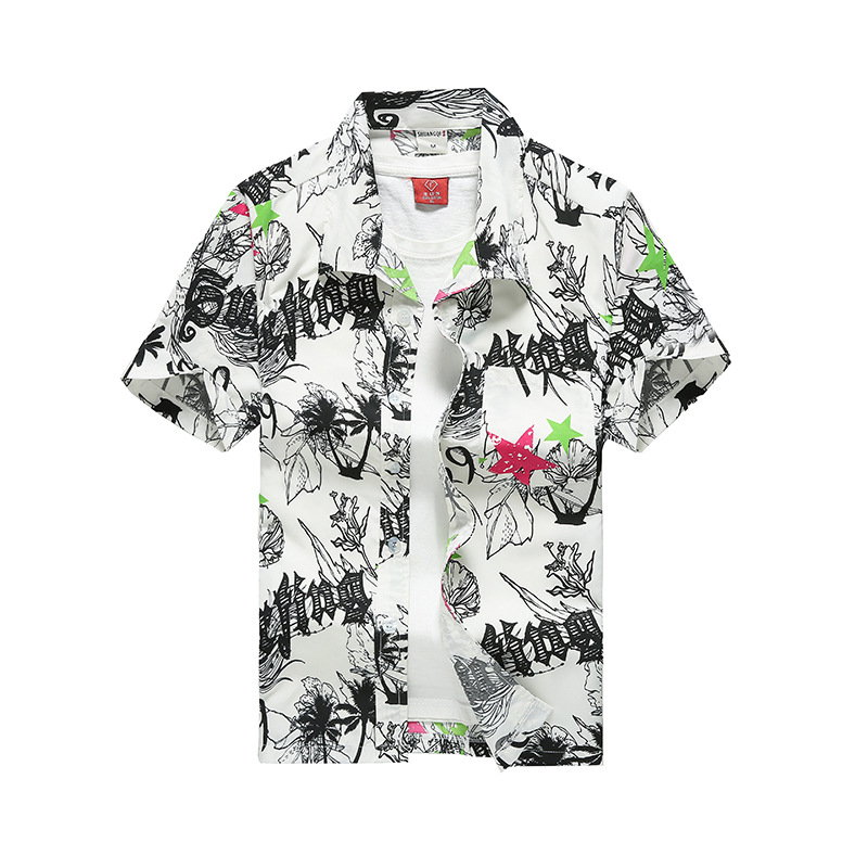 Hawaiian Shirts Surf Short Sleeve Beach Shirt Men (Minimum Order 500 pieces) Hawaiian Shirts Surf Short Sleeve Beach Shirt Men (Minimum Order 500 pieces)