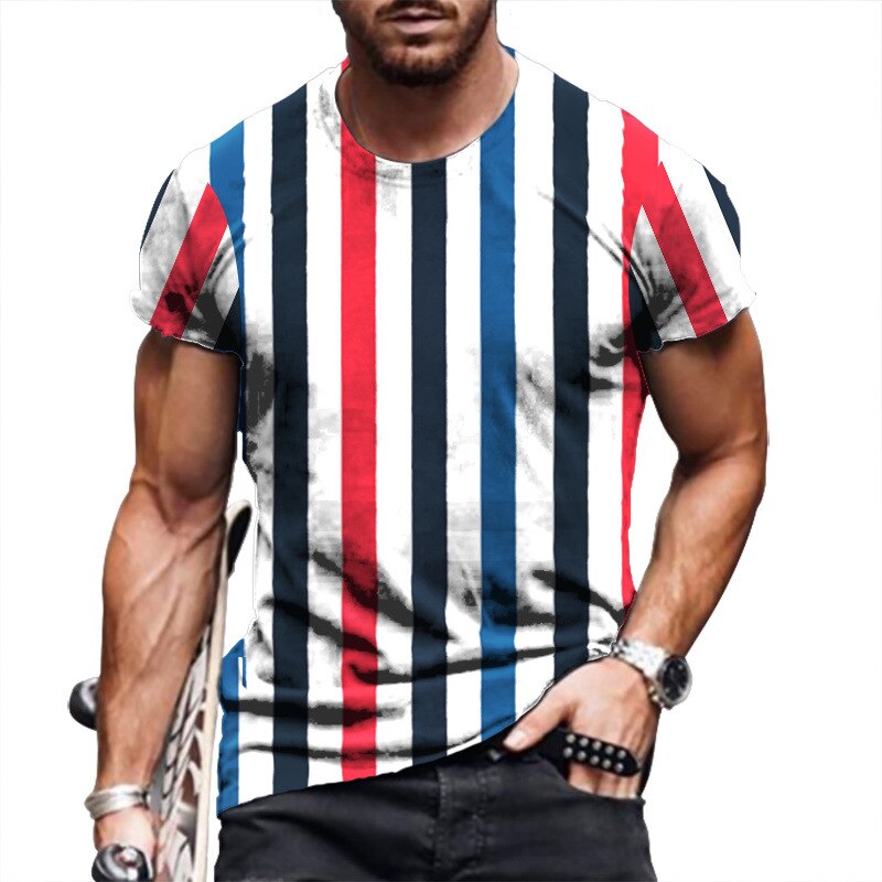 T Shirt Men Striped Fashion Mens Summer T-shirts 6XL Male Oversized Tee Shirt Print Funny Casual t Shirt for Man Casual 2021 T Shirt Men Striped Fashion Mens Summer T-shirts 6XL Male Oversized Tee Shirt Print Funny Casual t Shirt for Man Casual 2021
