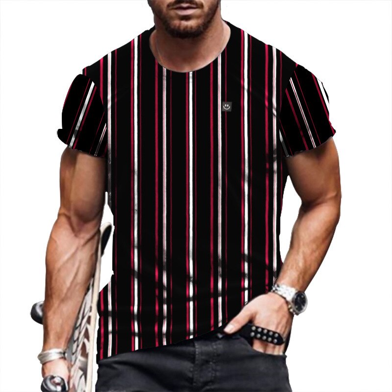 T Shirt Men Striped Fashion Mens Summer T-shirts 6XL Male Oversized Tee Shirt Print Funny Casual t Shirt for Man Casual 2021 T Shirt Men Striped Fashion Mens Summer T-shirts 6XL Male Oversized Tee Shirt Print Funny Casual t Shirt for Man Casual 2021