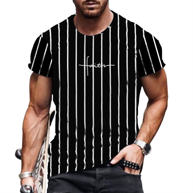 T Shirt Men Striped Fashion Mens Summer T-shirts 6XL Male Oversized Tee Shirt Print Funny Casual t Shirt for Man Casual 2021 T Shirt Men Striped Fashion Mens Summer T-shirts 6XL Male Oversized Tee Shirt Print Funny Casual t Shirt for Man Casual 2021