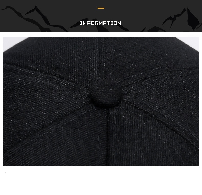 Men's Wool Baseball Cap