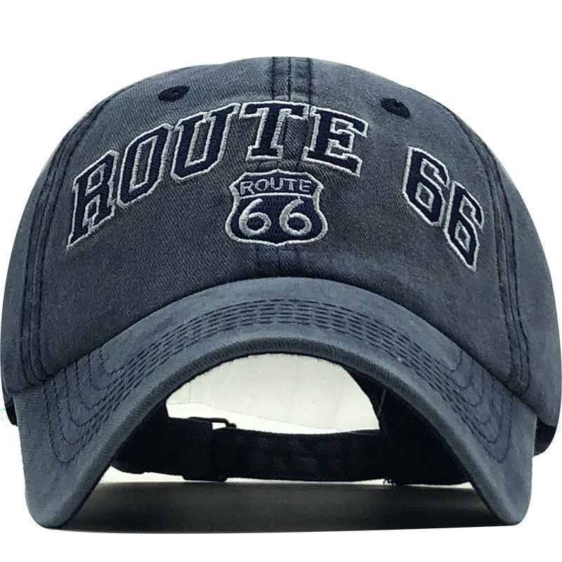 Unisex Route 66 Embroidered Baseball Cap Unisex Route 66 Embroidered Baseball Cap