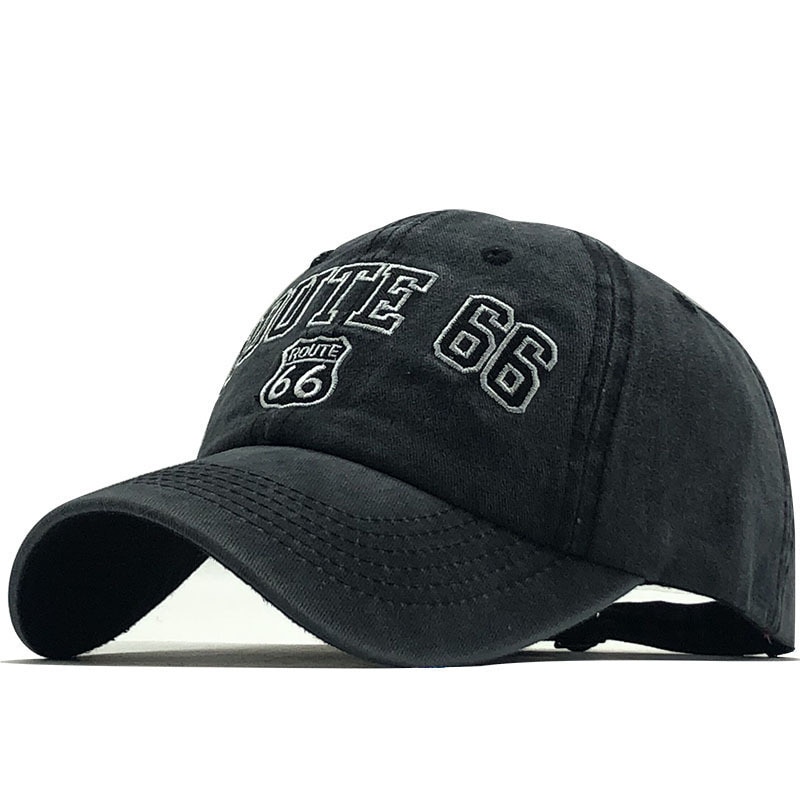 Unisex Route 66 Embroidered Baseball Cap Unisex Route 66 Embroidered Baseball Cap