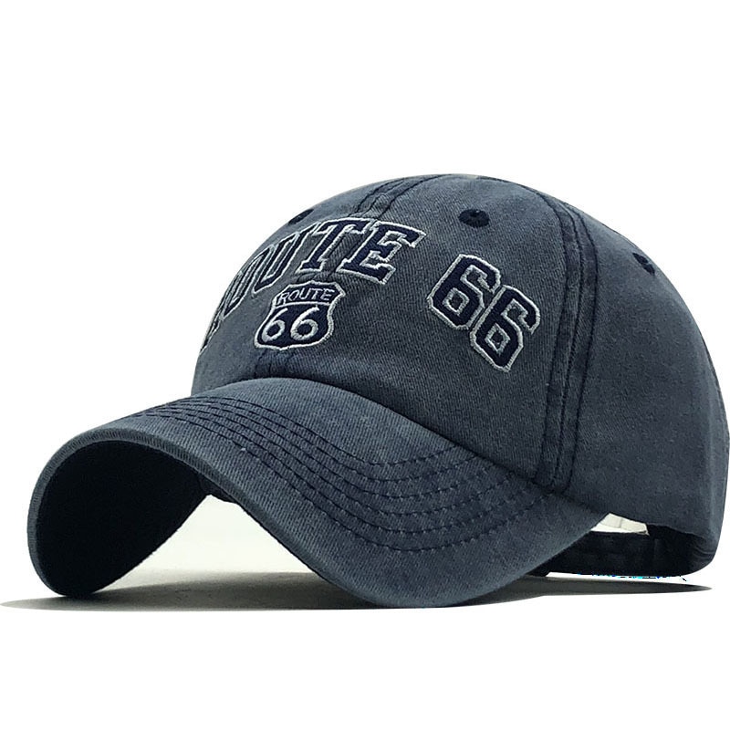 Unisex Route 66 Embroidered Baseball Cap Unisex Route 66 Embroidered Baseball Cap