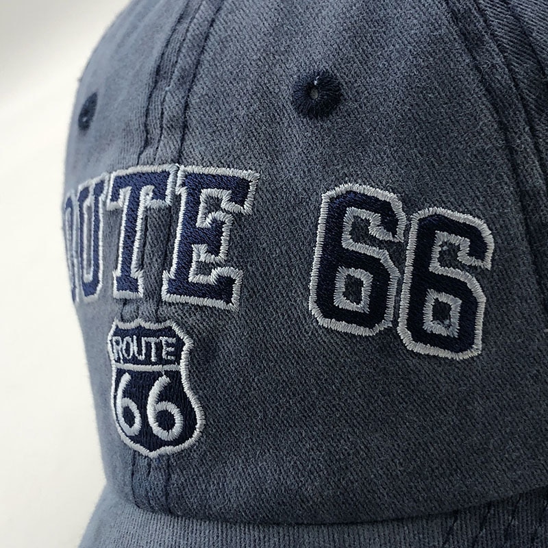 Unisex Route 66 Embroidered Baseball Cap Unisex Route 66 Embroidered Baseball Cap