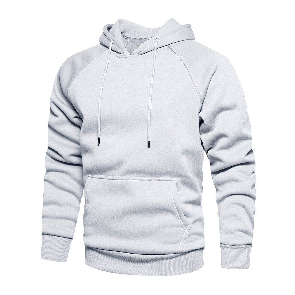 Men's Solid Color Autumn Hoodie