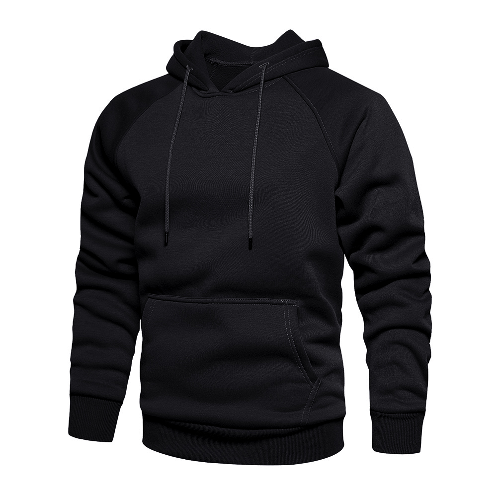 Men's Solid Color Autumn Hoodie
